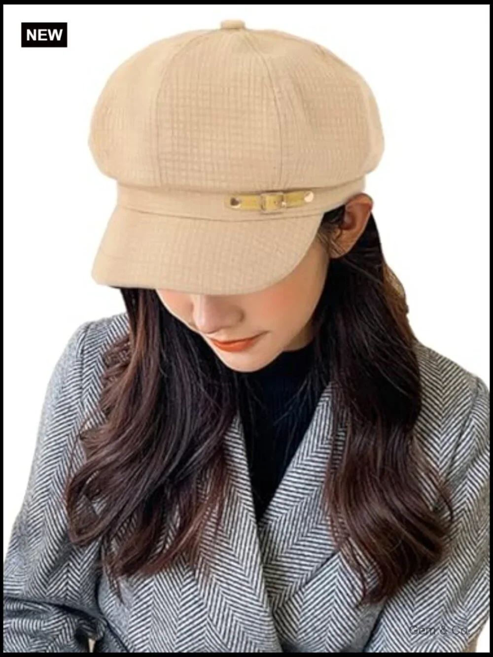 Women Classic Newsboy Cap Cotton Beret Hat
